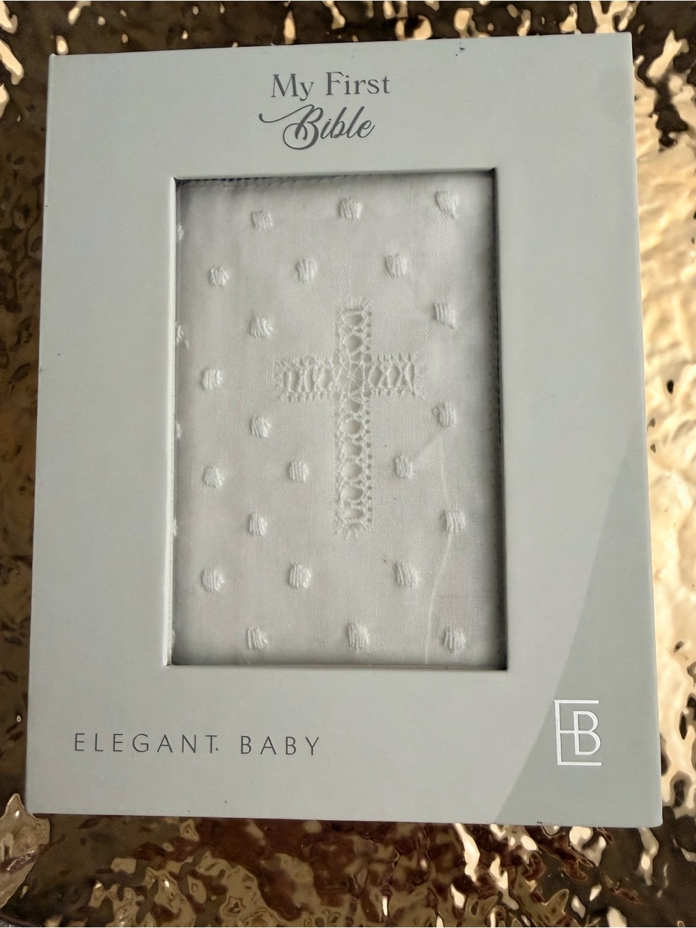 Baby’s 1st Bible And White Embroidered Cover